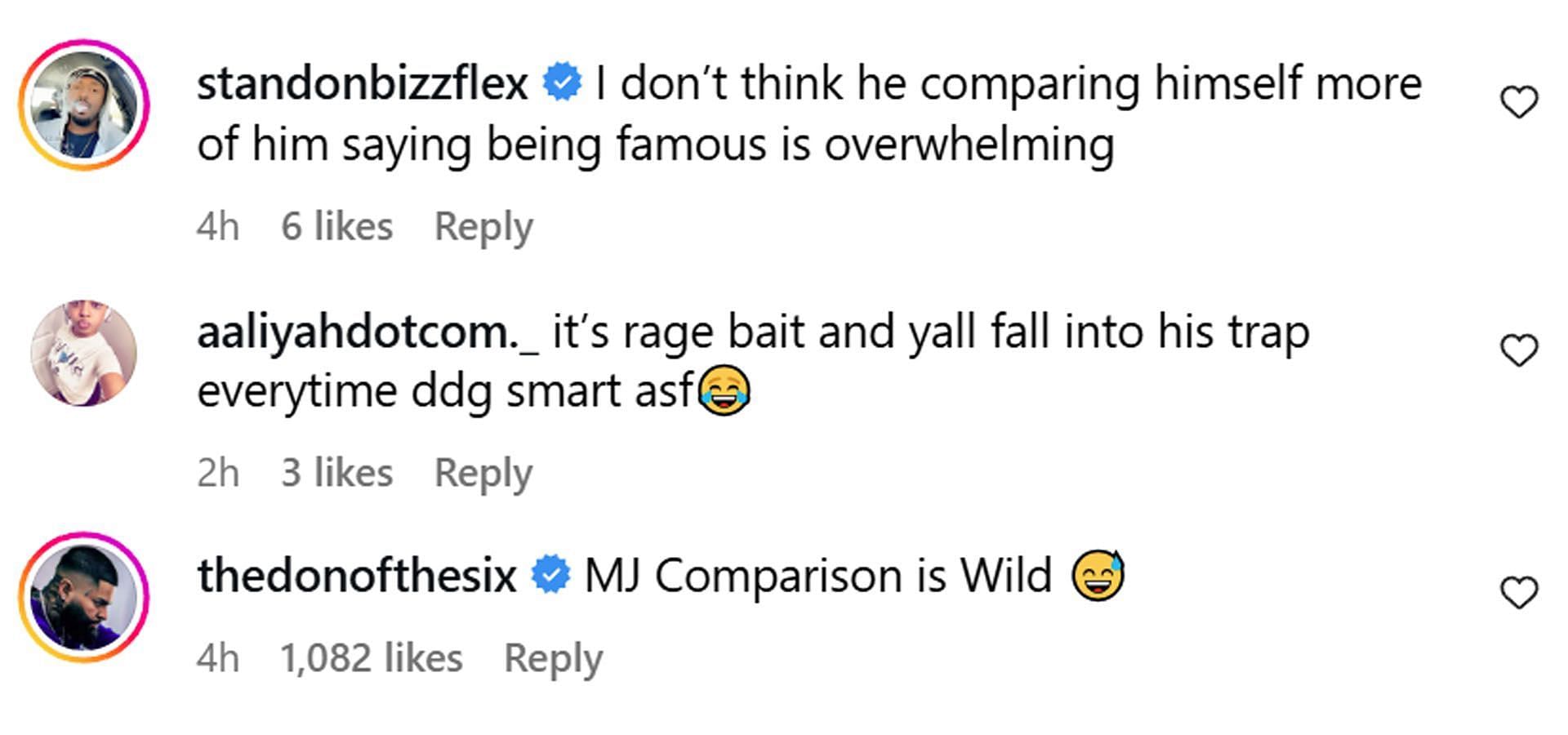 Comments reacting to the news (Image via Instagram/ @hollywoodunlocked)